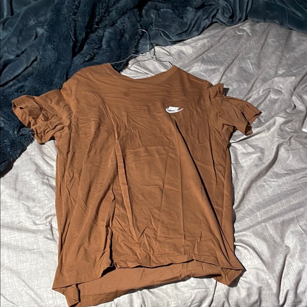 Nike Brown Relaxed Short Sleeve T-Shirt